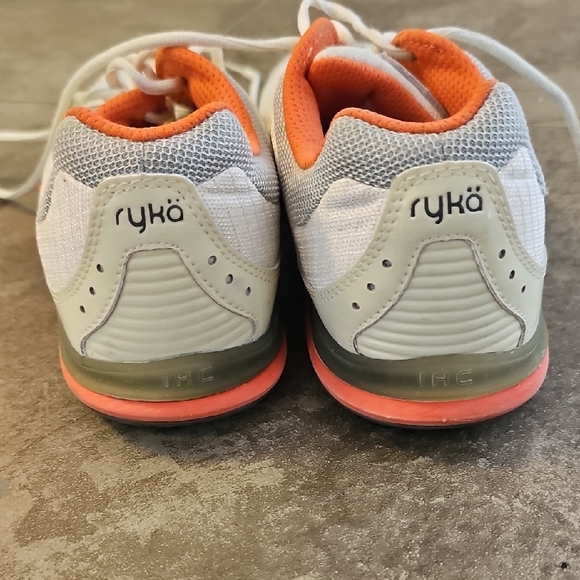 Ryka Women's White and Coral Athletic Shoes - Picture 3 of 12